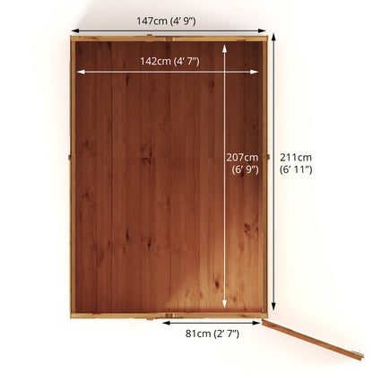 Modular Shiplap Apex Shed