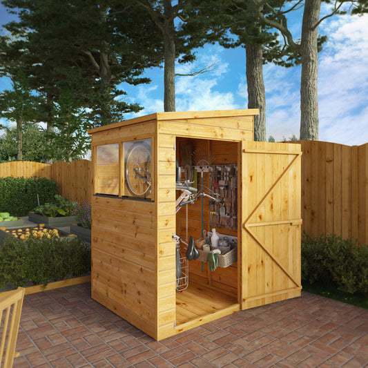 Modular Shiplap Pent Shed