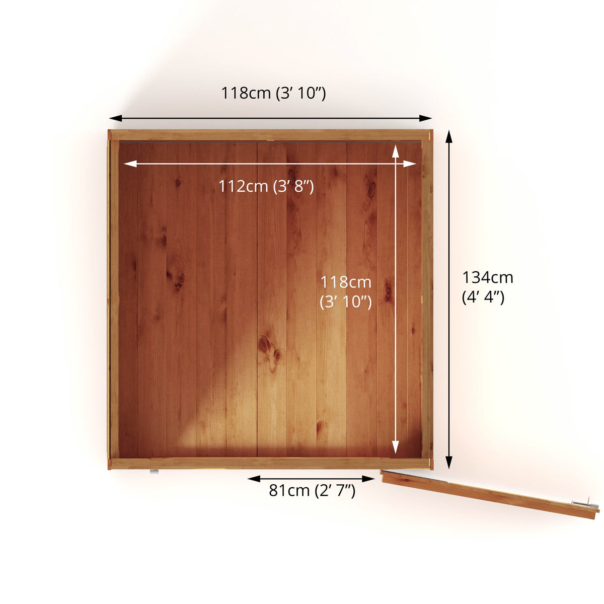 Modular Shiplap Pent Shed