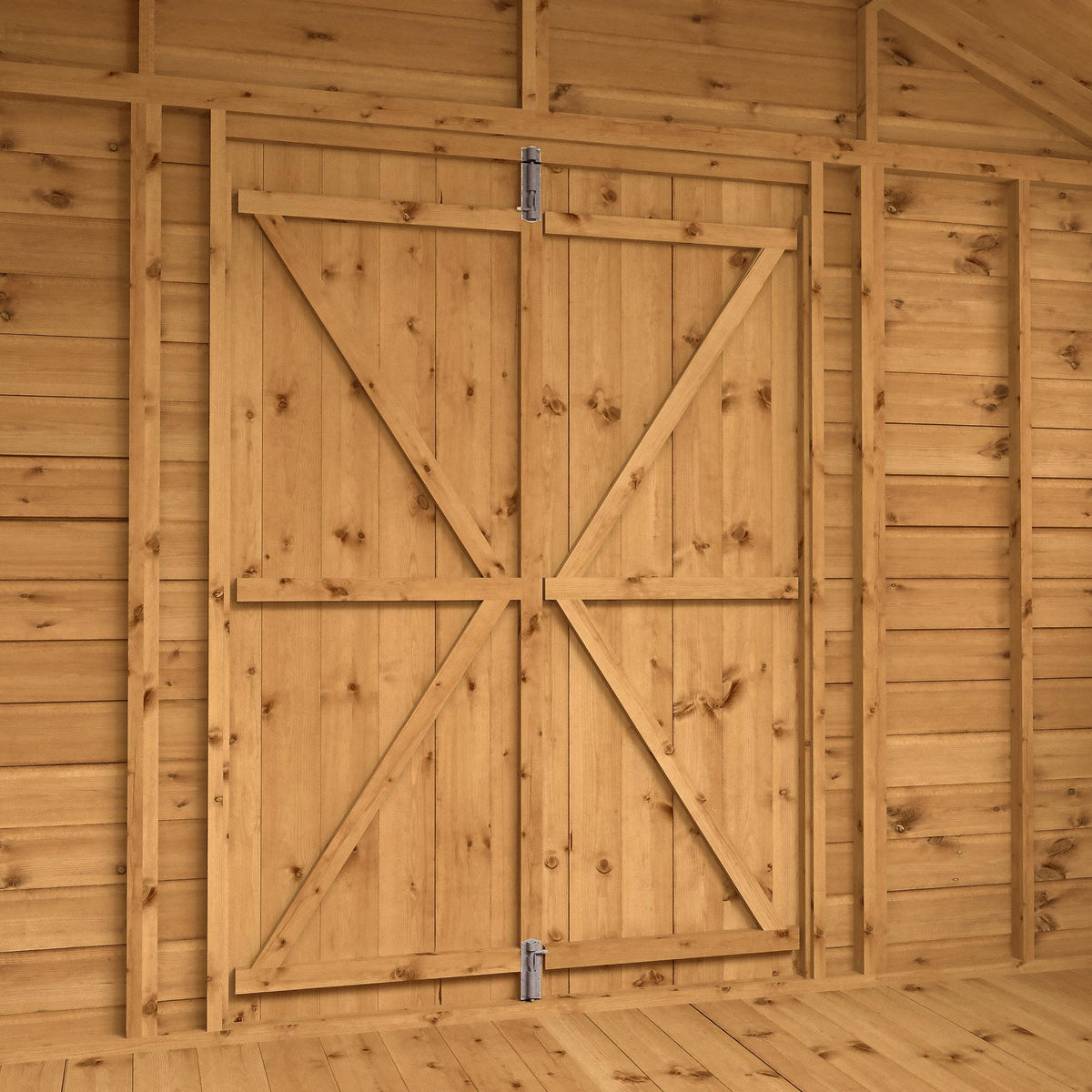 Modular Shiplap Timber Workshop - Apex Roof
