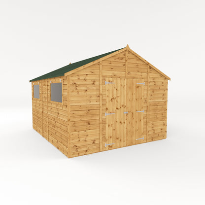 Modular Shiplap Timber Workshop - Apex Roof