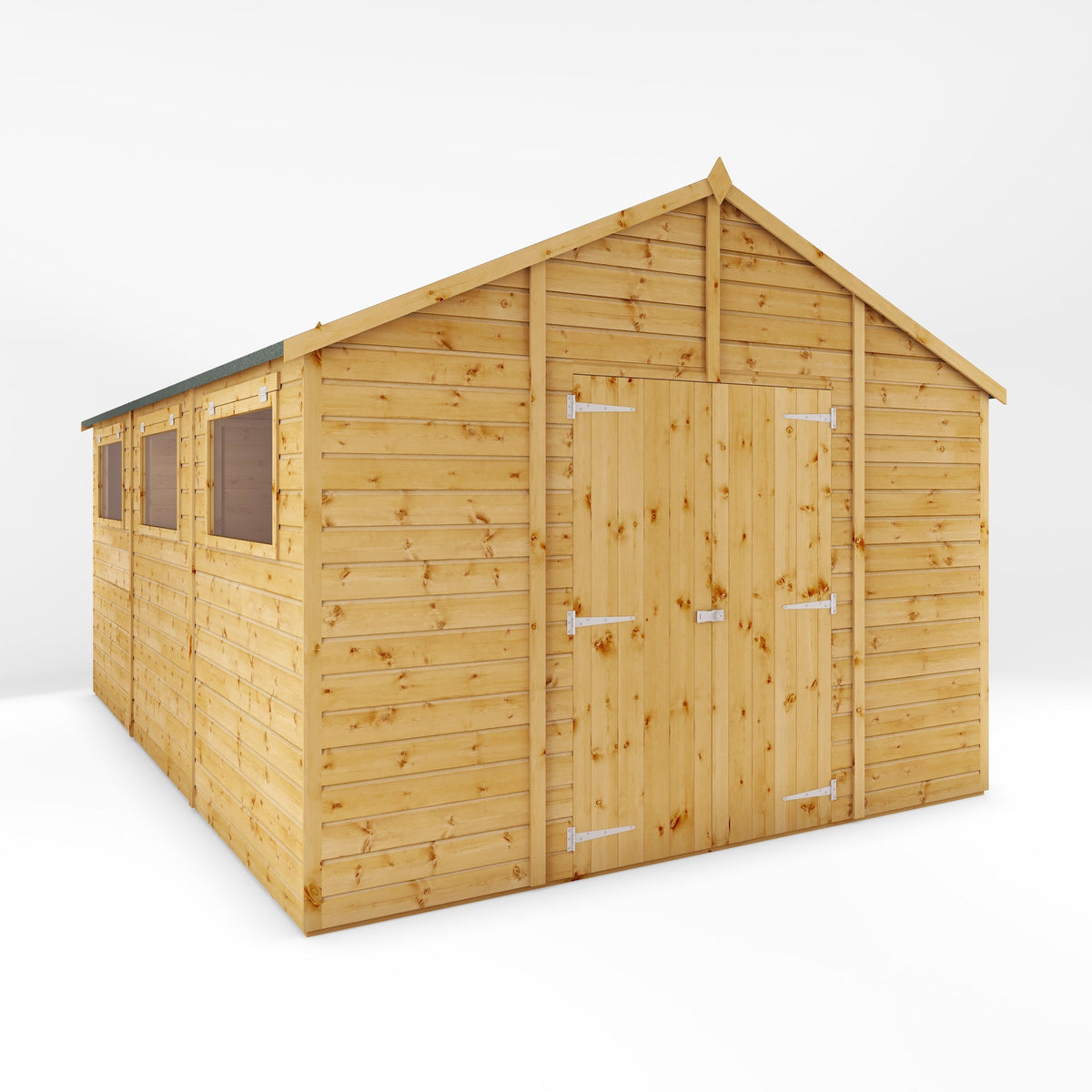 Modular Shiplap Timber Workshop - Apex Roof