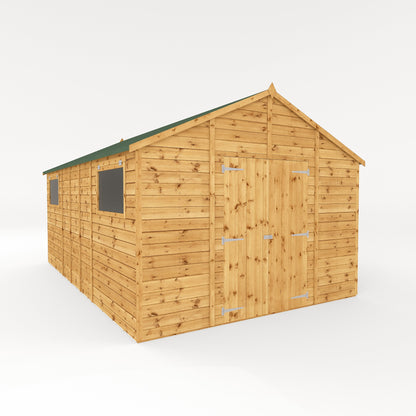 Modular Shiplap Timber Workshop - Apex Roof
