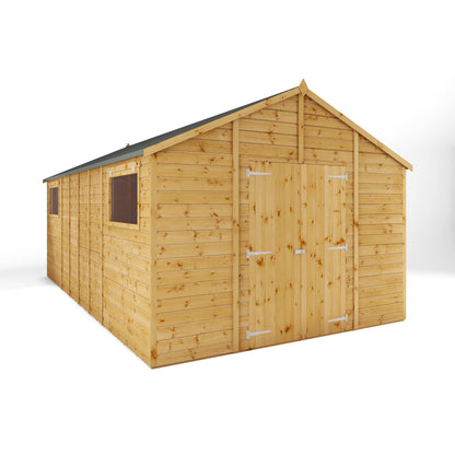 Modular Shiplap Timber Workshop - Apex Roof