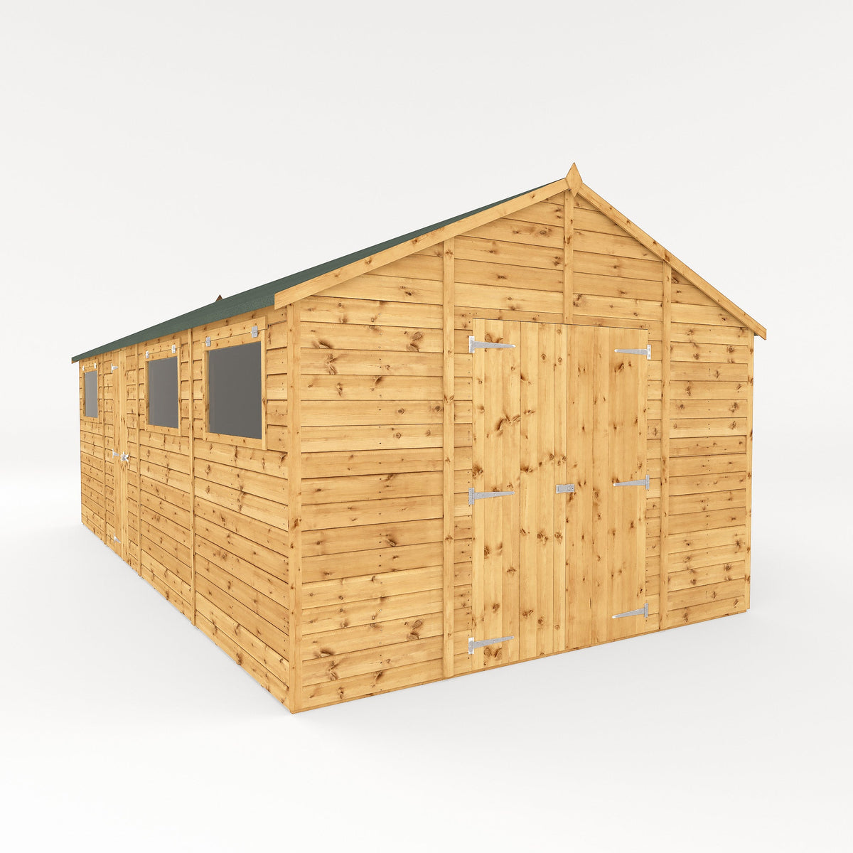 Modular Shiplap Timber Workshop - Apex Roof