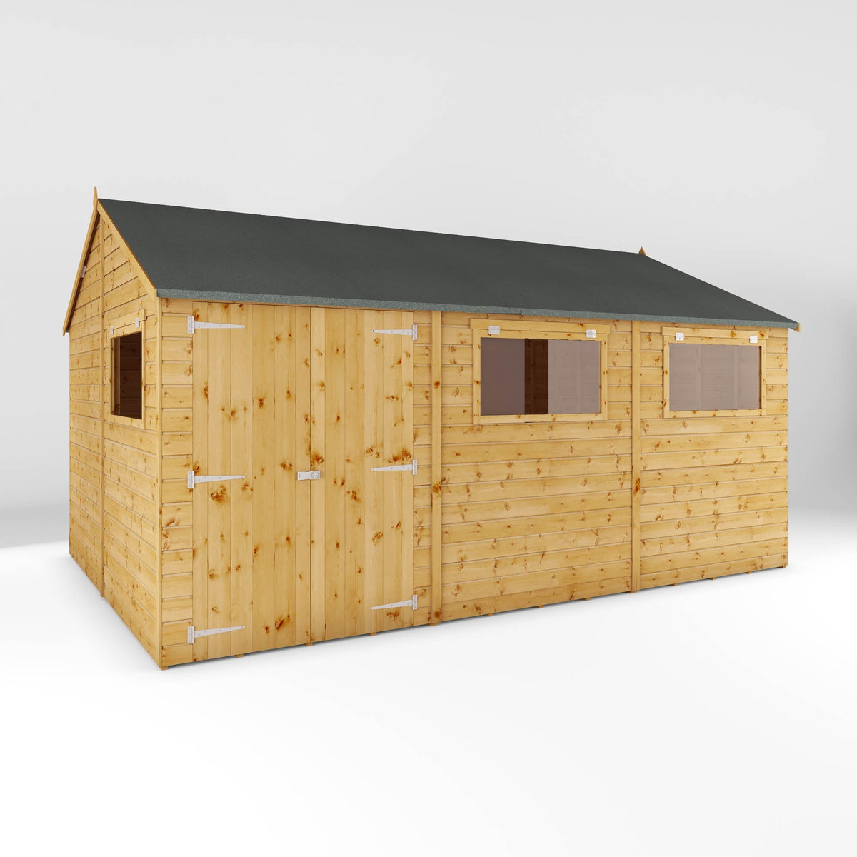 Modular Shiplap Timber Workshop - Apex Roof