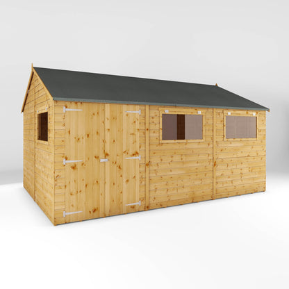 Modular Shiplap Timber Workshop - Apex Roof