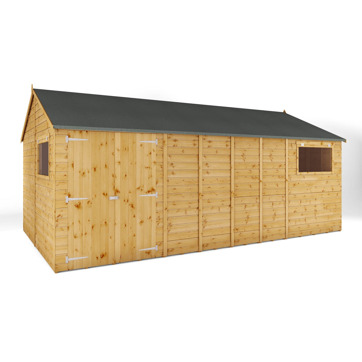 Modular Shiplap Timber Workshop - Apex Roof