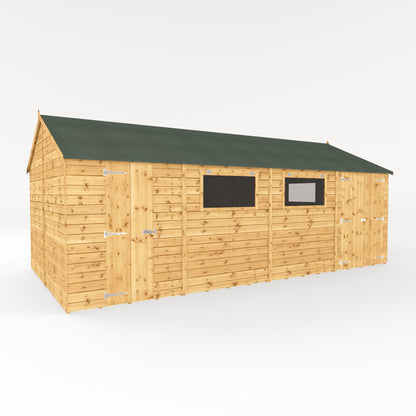 Modular Shiplap Timber Workshop - Apex Roof