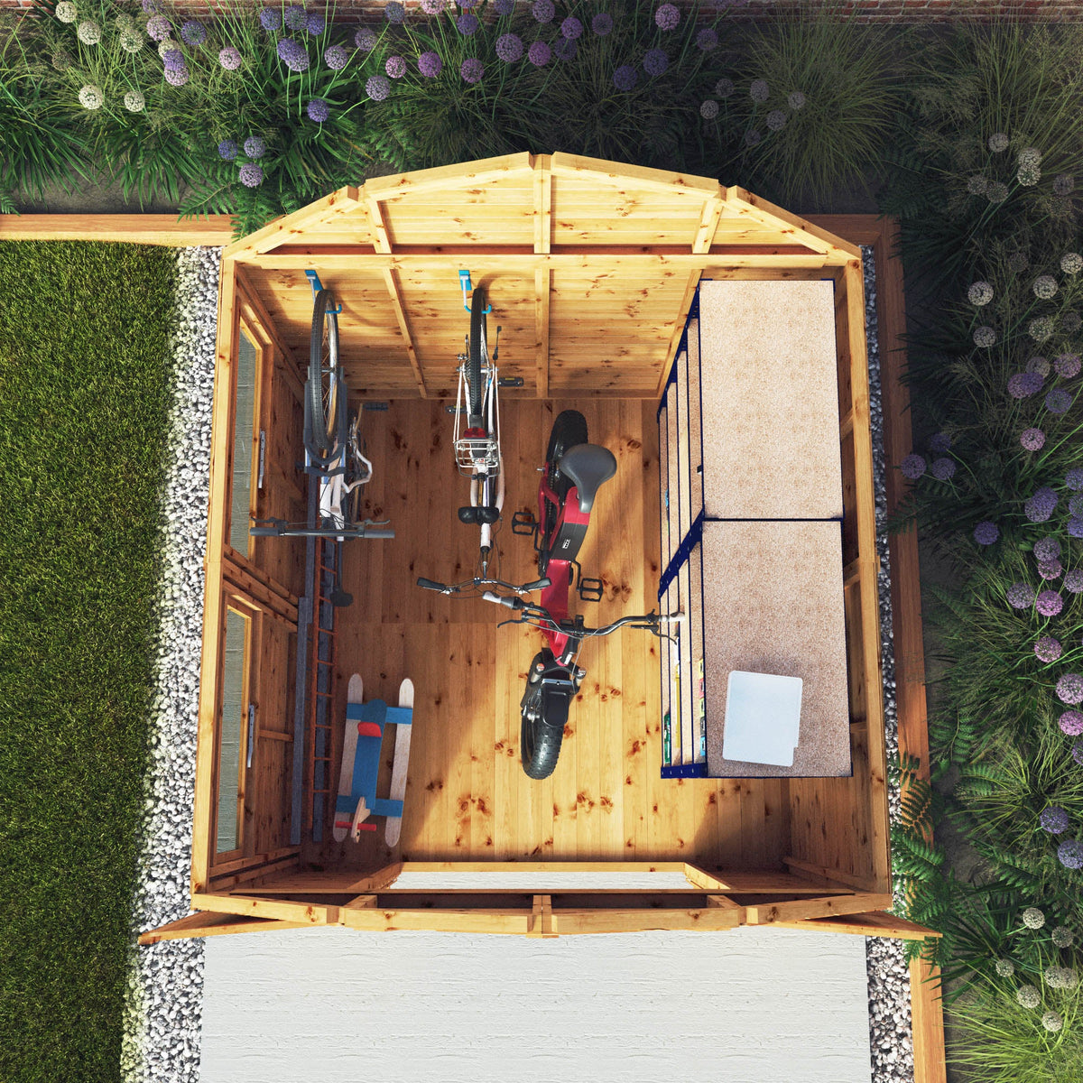 Shiplap Barn Style Timber Garden Shed