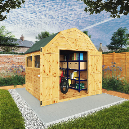 Shiplap Barn Style Timber Garden Shed