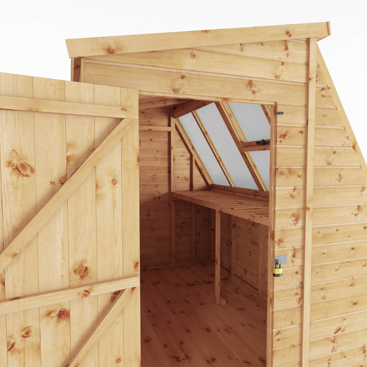 Premium Timber Shiplap Potting Shed with Garden Storage (8x6)
