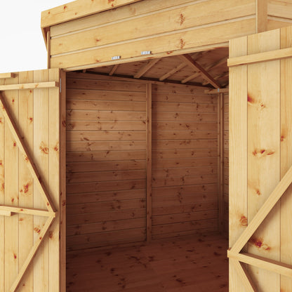 Premium Timber Shiplap Corner Storage Shed