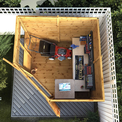 Premium Timber Shiplap Corner Storage Shed