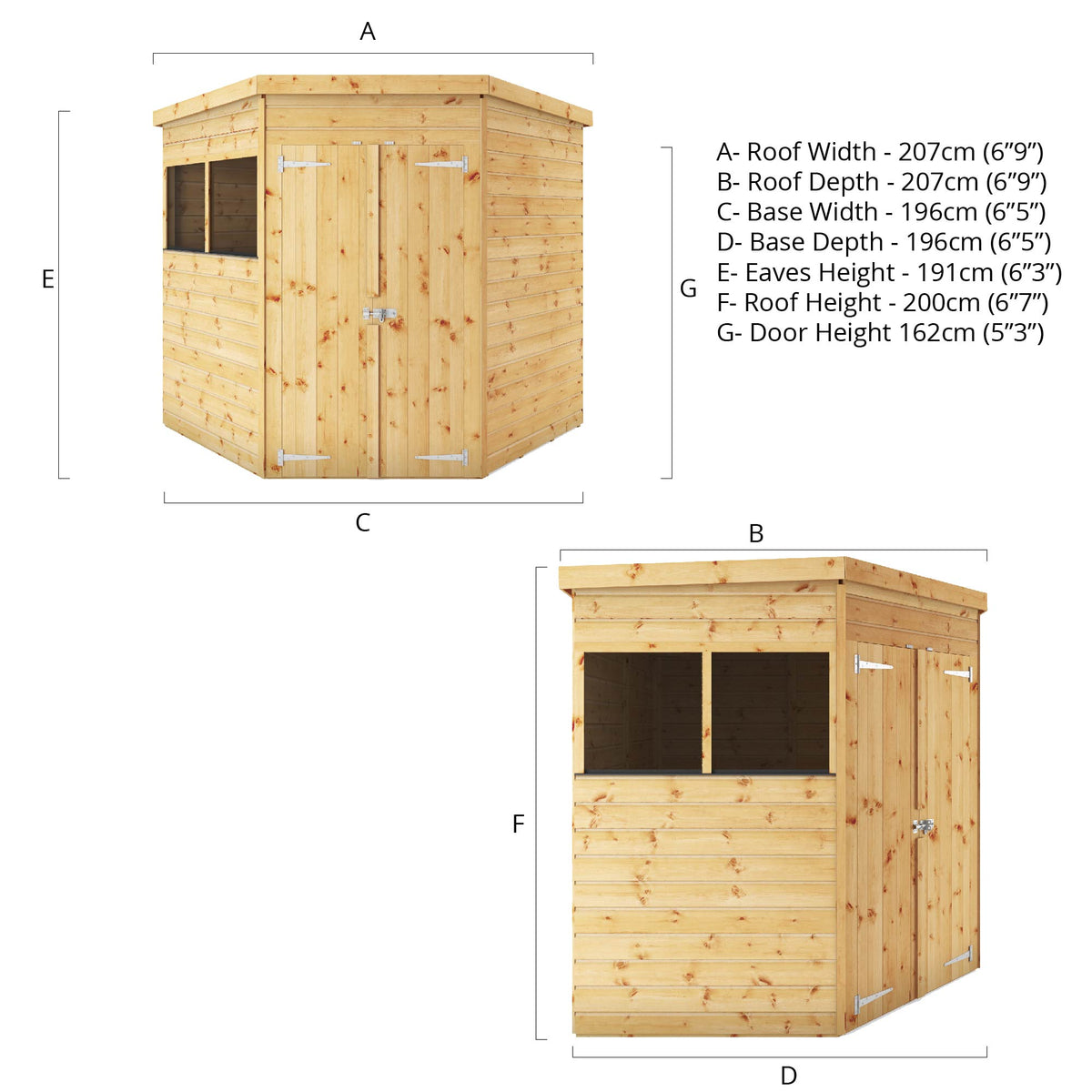Premium Timber Shiplap Corner Storage Shed