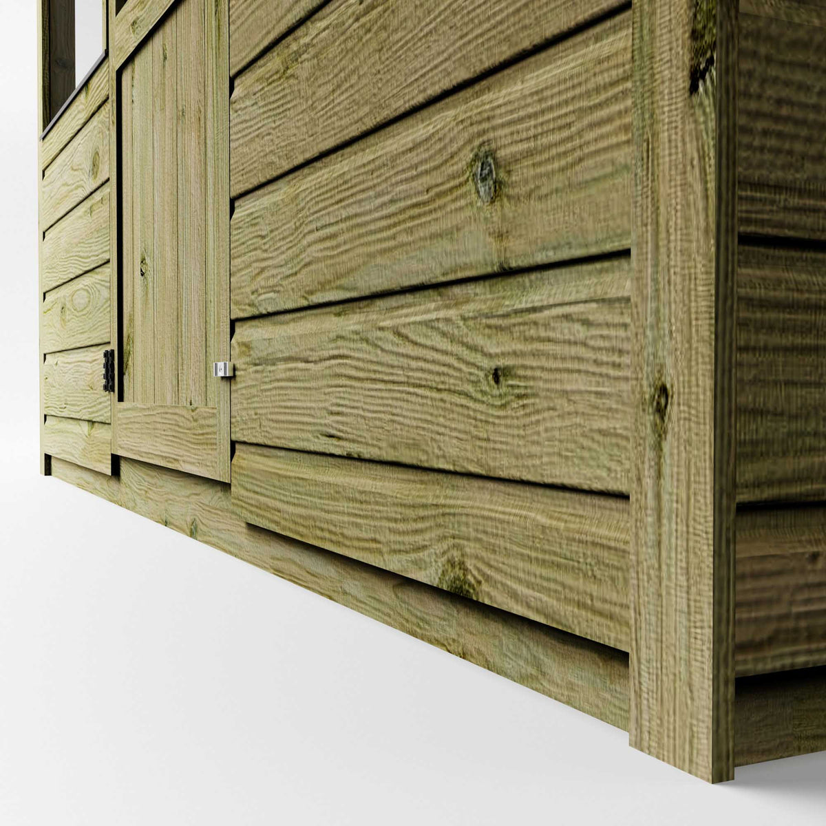 Premium Timber Shiplap Greenhouse & Garden Shed Combination