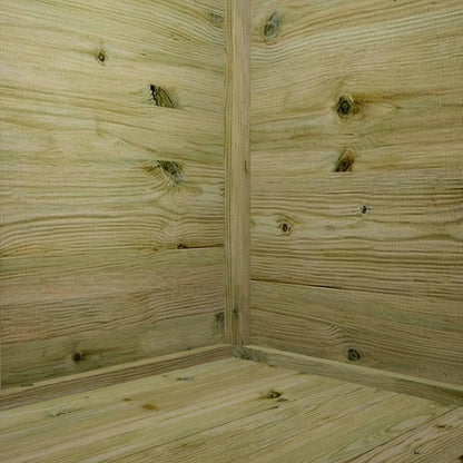 Premium Timber Shiplap Greenhouse & Garden Shed Combination