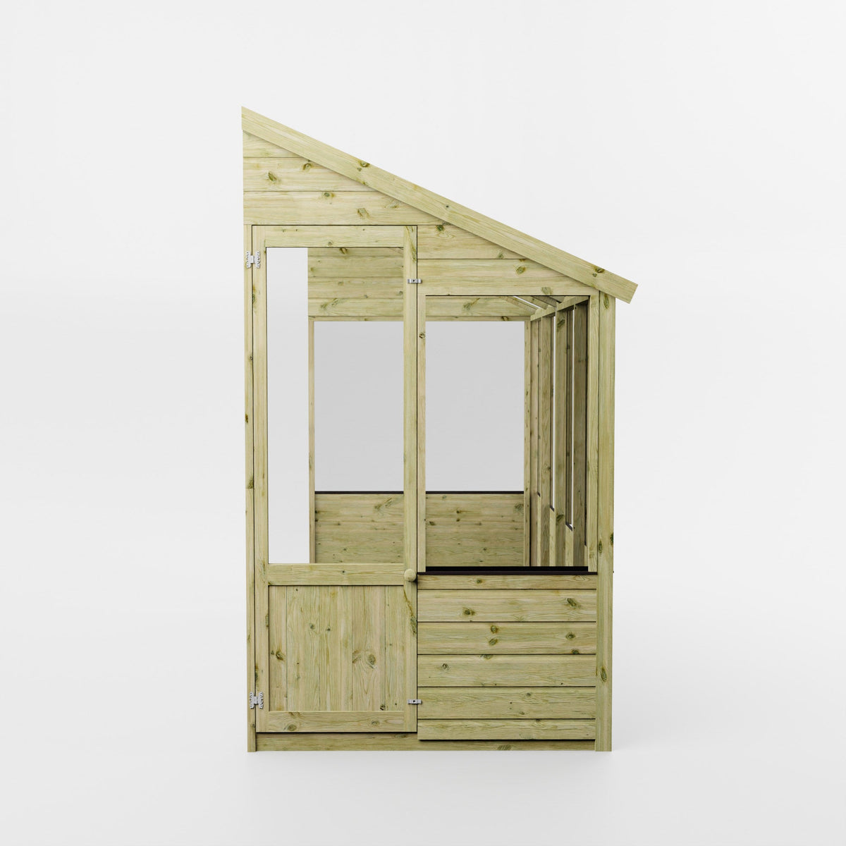 Premium Timber Evesham Wall Mounted Greenhouse (8x4)
