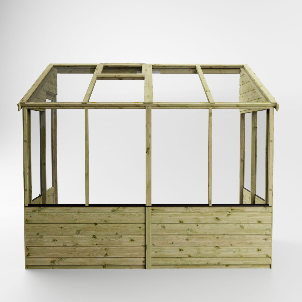Premium Timber Evesham Wall Mounted Greenhouse (8x4)