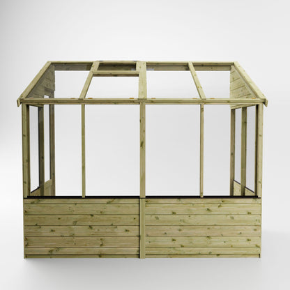 Premium Timber Evesham Wall Mounted Greenhouse (8x4)