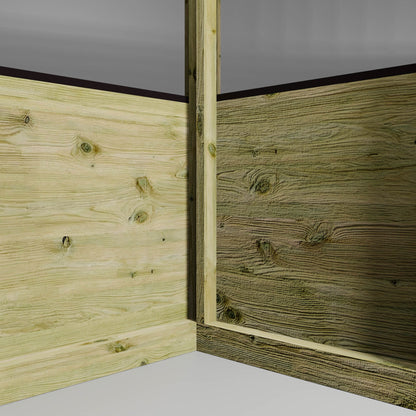 Evesham Traditional Wooden Greenhouse with Roof Vent