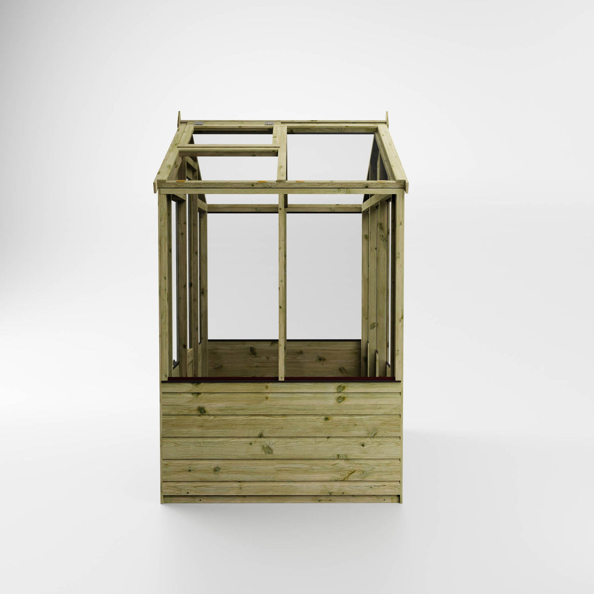 Evesham Traditional Wooden Greenhouse with Roof Vent