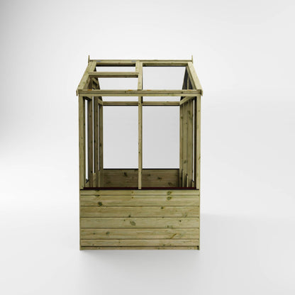 Evesham Traditional Wooden Greenhouse with Roof Vent