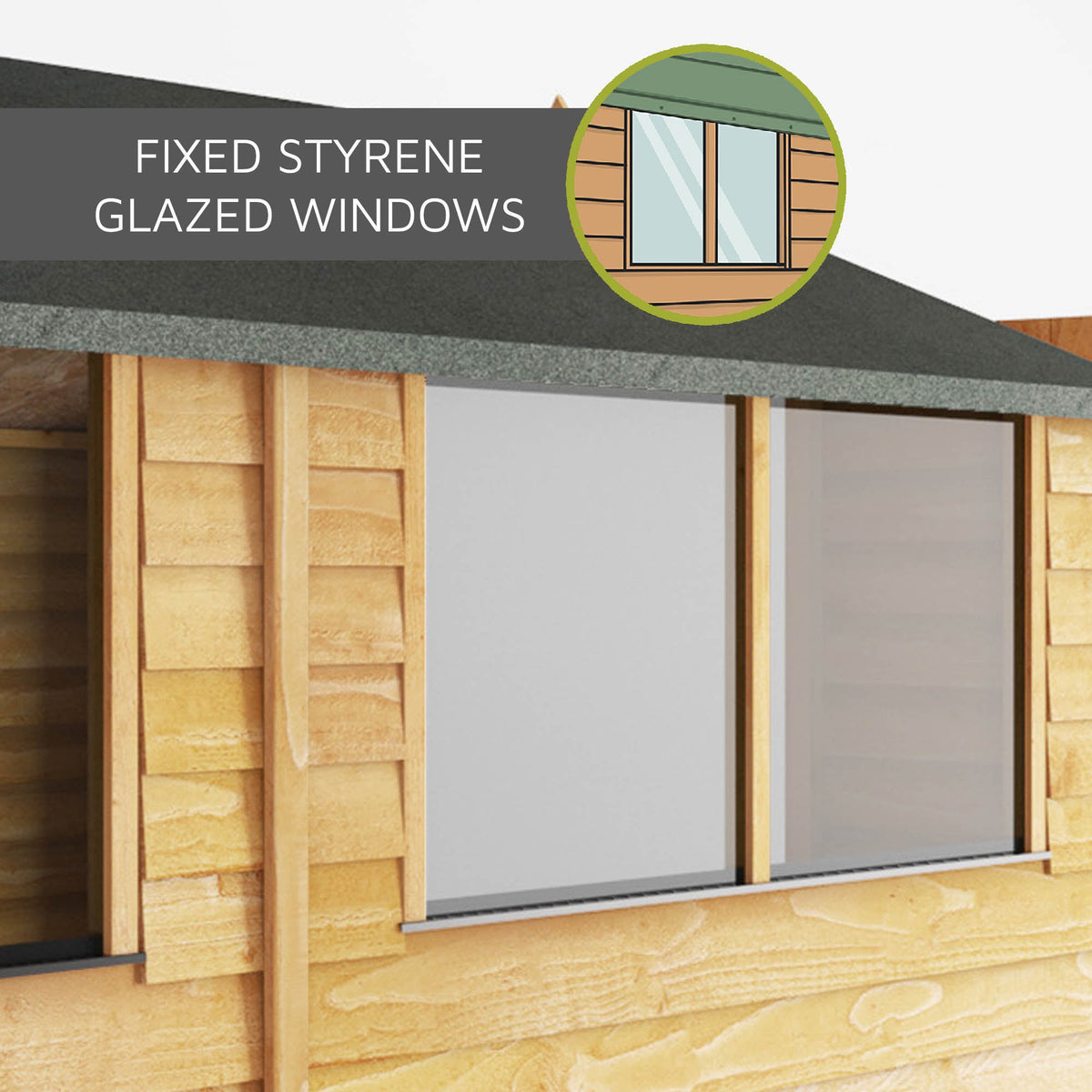 Premium Timber Overlap Apex Workshop (15x10)