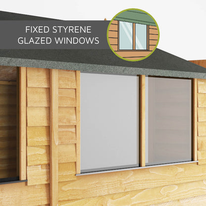 Premium Timber Overlap Apex Workshop (15x10)