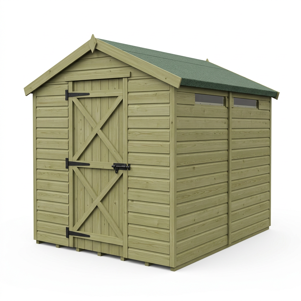 8 x 9 Security Pent Shed - Security Pent Shed