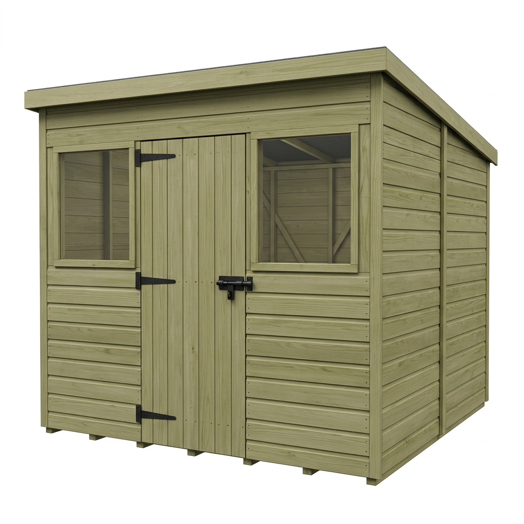 9 x 9 Security Pent Shed - view 3