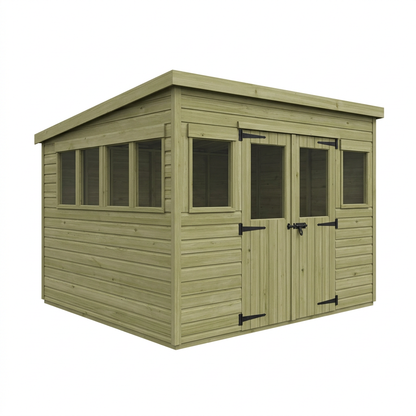 11 x 9 Security Pent Shed - Security Pent Shed