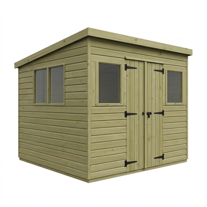 11 x 10 Security Pent Shed - view 2
