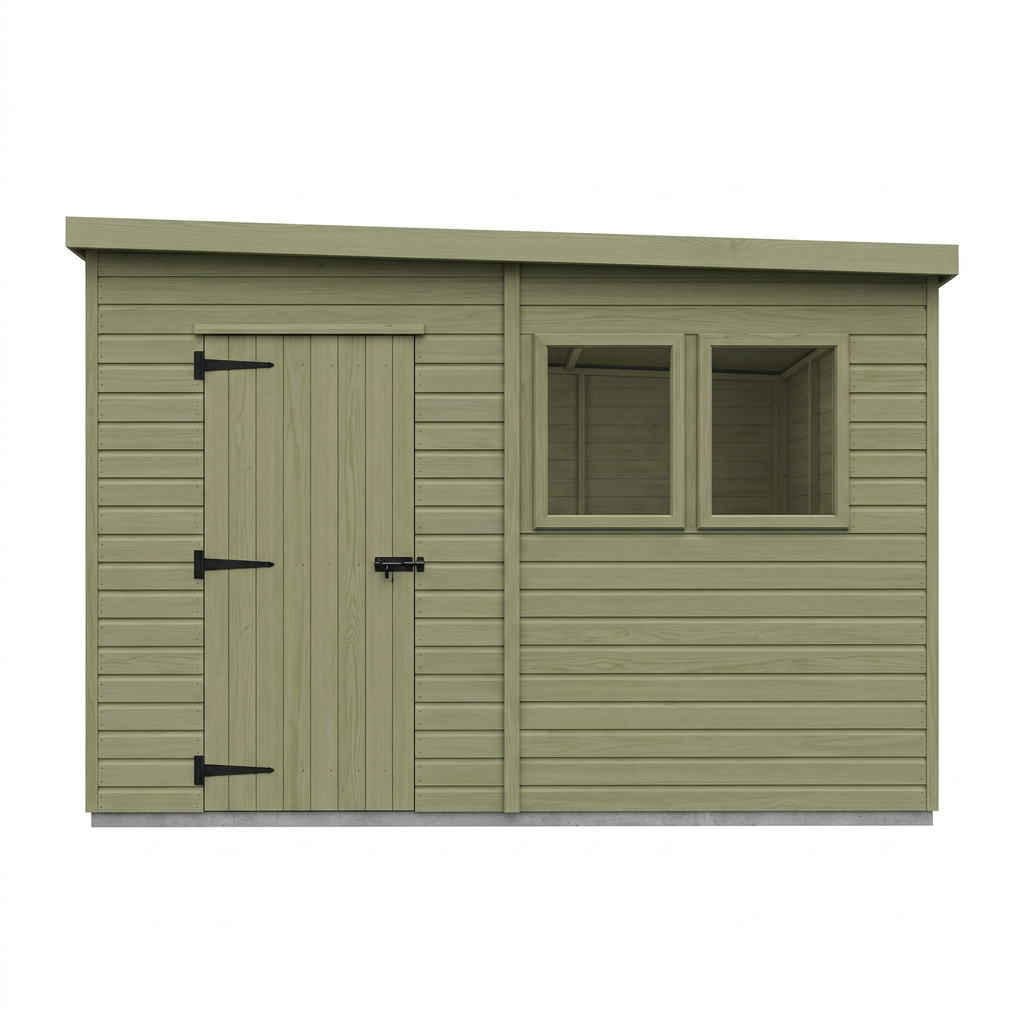 13 x 10 Security Pent Shed - Security Pent Shed