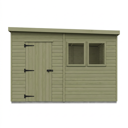 13 x 10 Security Pent Shed - Security Pent Shed