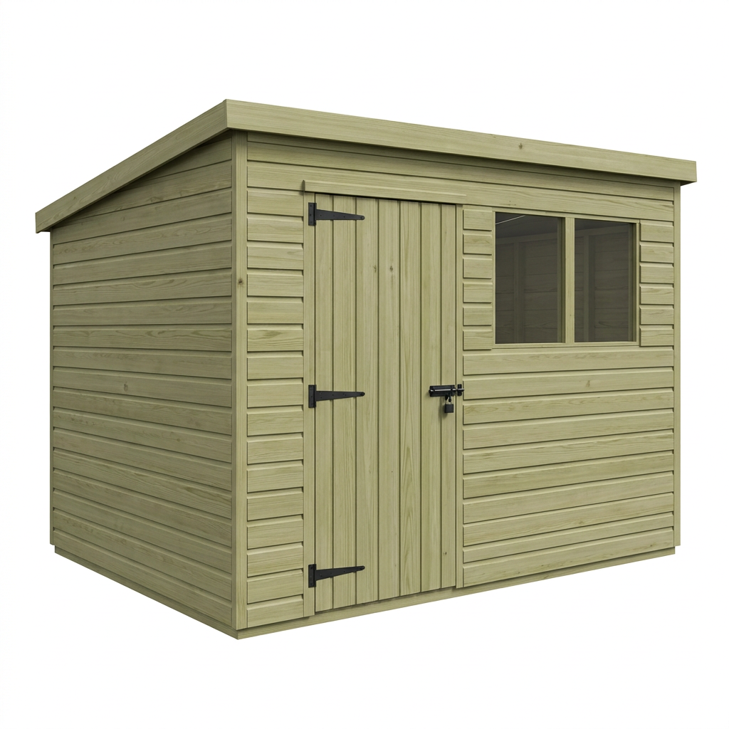 14 x 10 Security Pent Shed - view 2