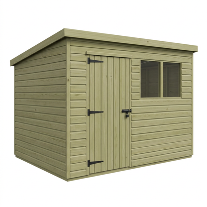 14 x 10 Security Pent Shed - view 2