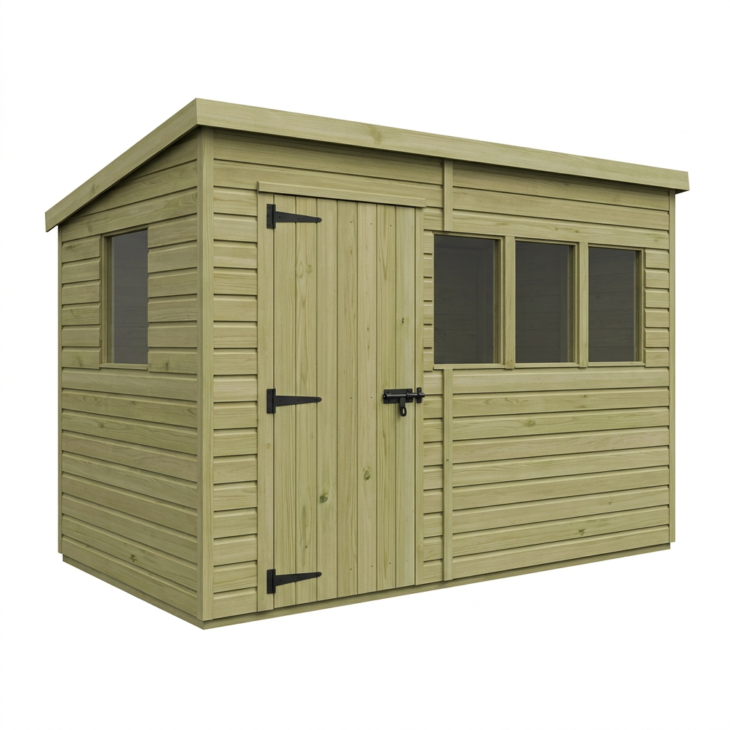 16 x 9 Security Pent Shed - Security Pent Shed