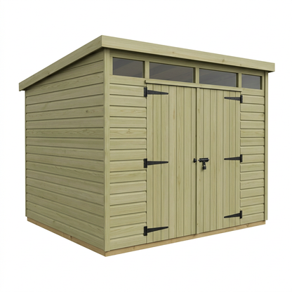 16 x 10 Security Pent Shed - view 2