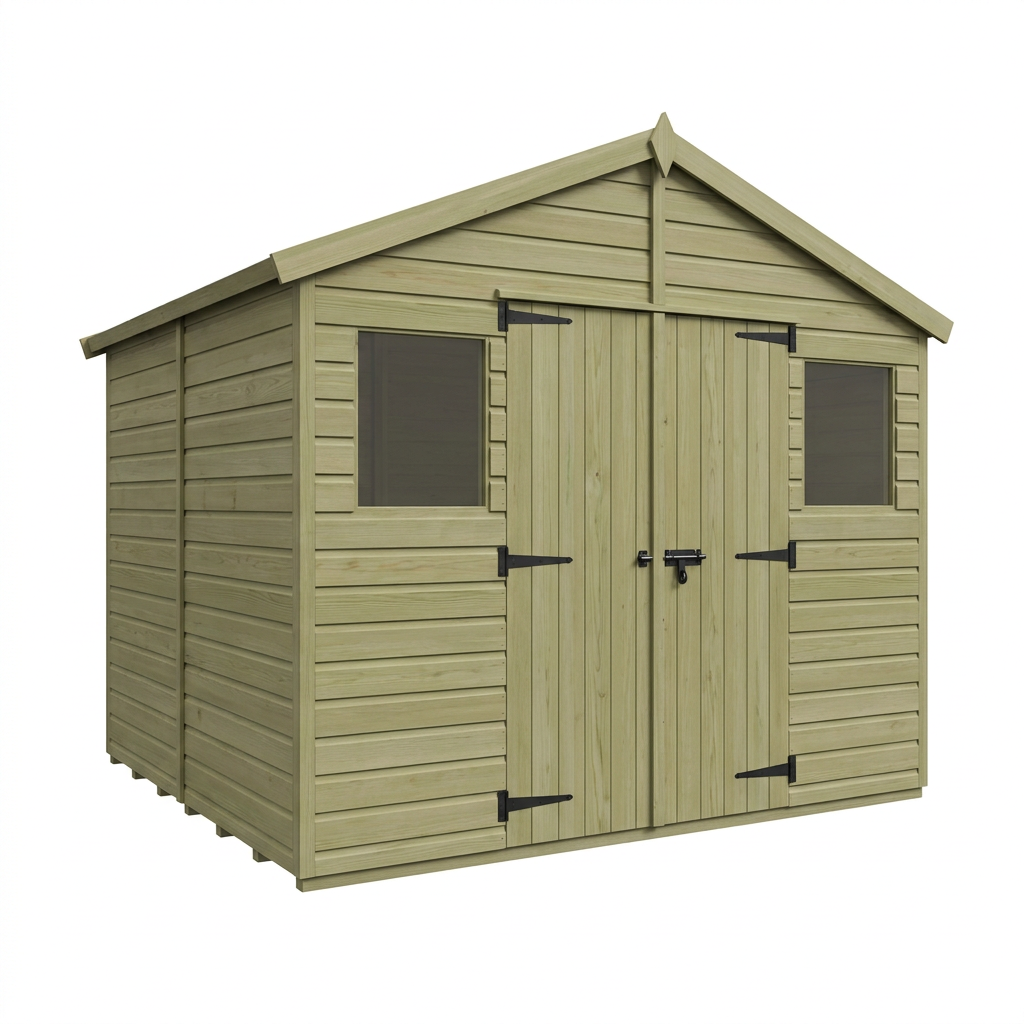 6 x 9 Apex Security Shed - view 2