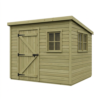 7 x 9 Security Pent Shed - Security Pent Shed