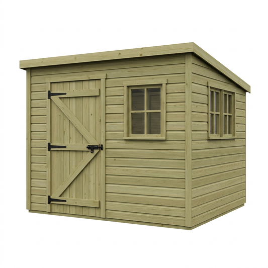 7 x 9 Security Pent Shed - Security Pent Shed