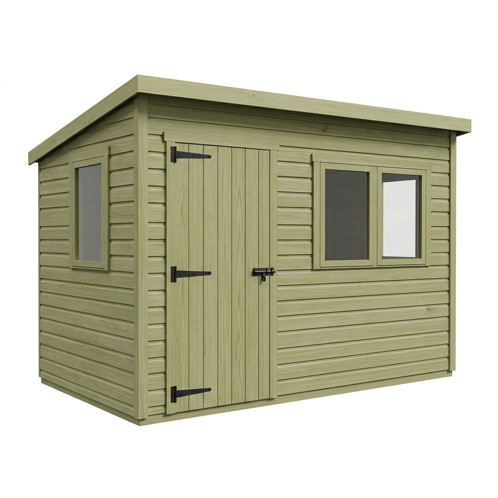 15 x 9 Pent Summer House - view 2