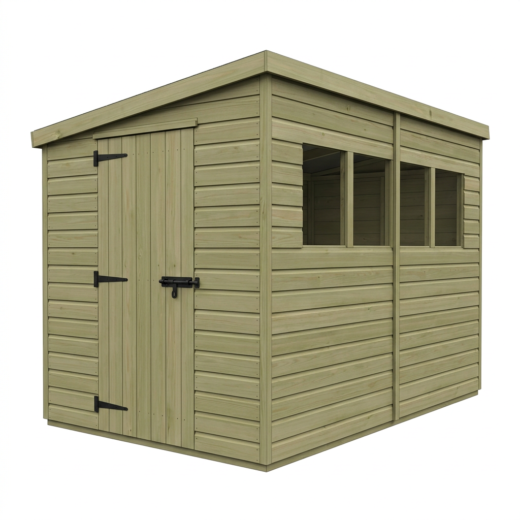 5 x 9 Security Pent Shed - Security Pent Shed