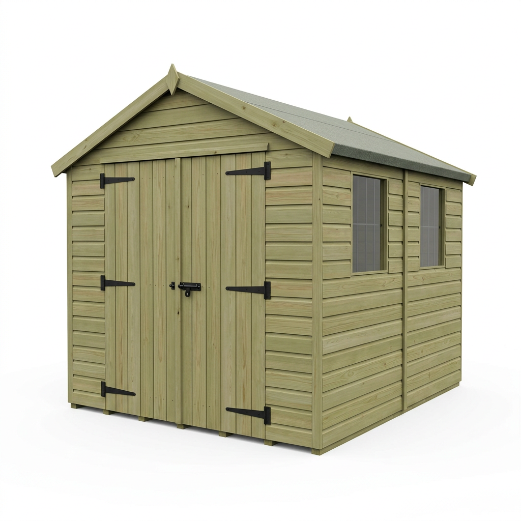 7 x 9 Apex Security Shed - Security Apex Shed