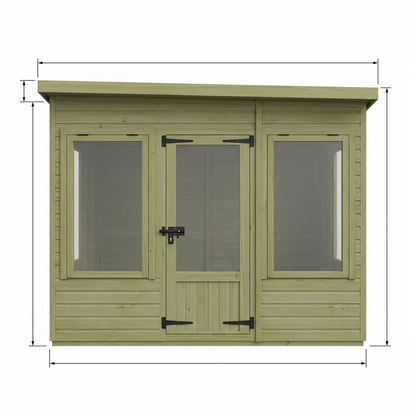 10 x 9 Pent Summer House - Pent Summer House