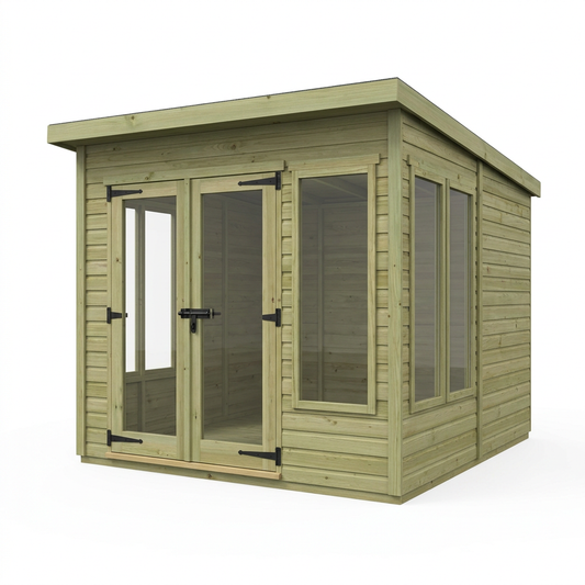 10 x 10 Pent Summer House - view 2