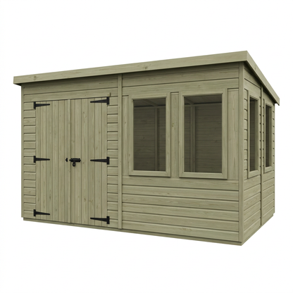 14 x 10 Pent Summer House - Pent Summer House