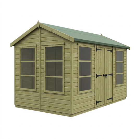 4 x 9 Pent Summer House - view 2