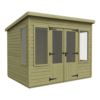 6 x 9 Pent Summer House - view 2